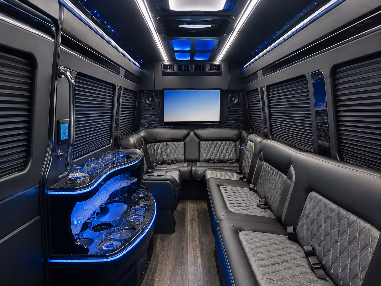 busrentalwesthaven com helps you choose the right bus color and size for your wedding day