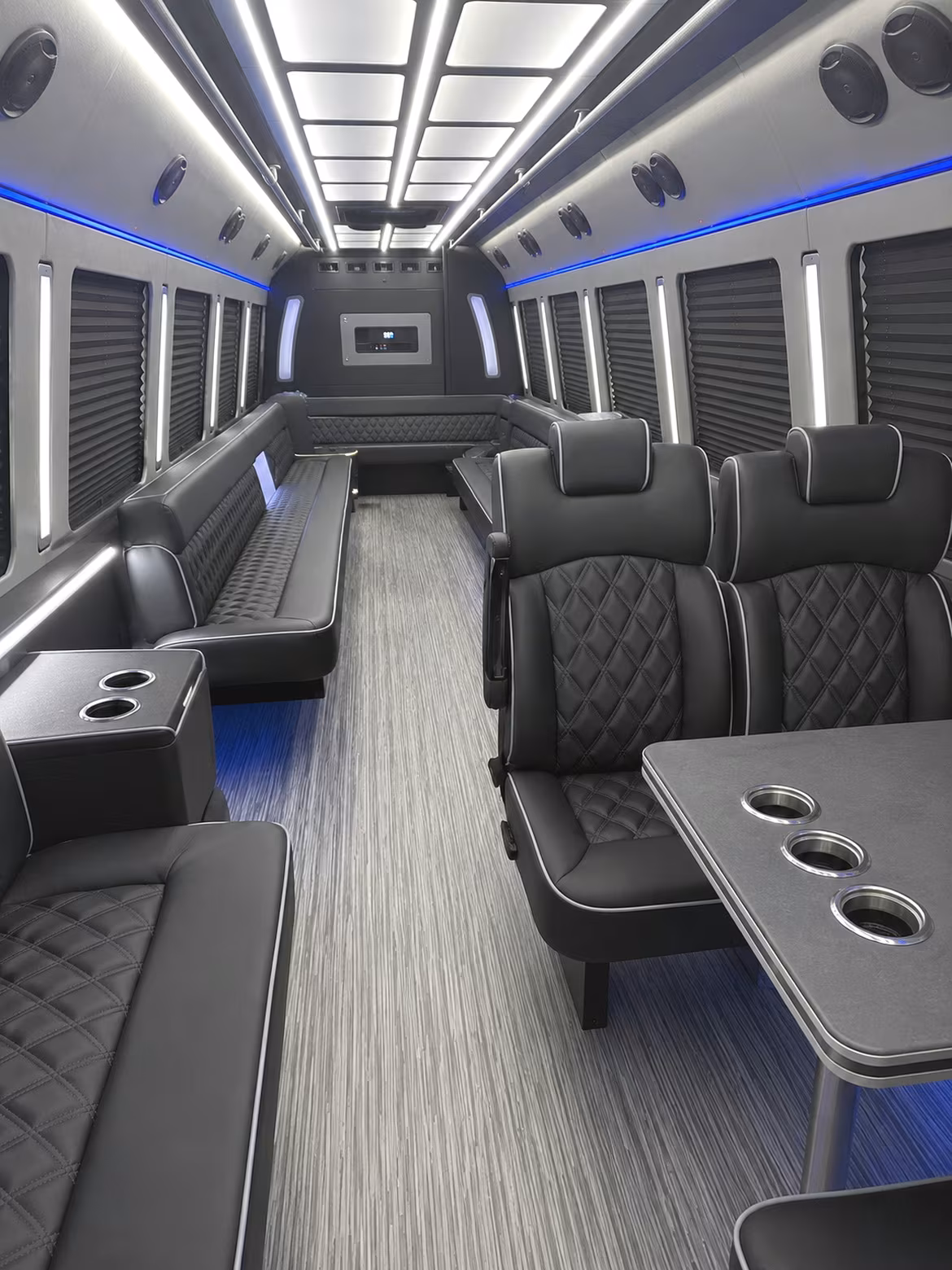 west haven 25 passenger party bus inside