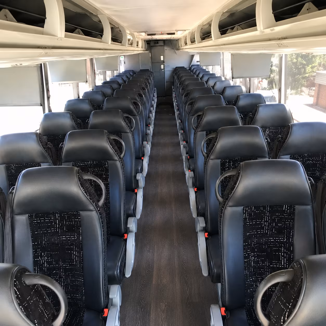 west haven charter bus rental interior